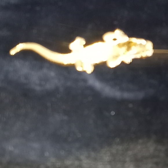 Rhinestoned Topaz Alligator🐊 Brooch - Picture 5 of 11